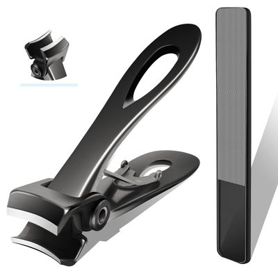 Werlla Toenail Clippers for Thick Toenails, Long Handle Wide Jaw Opening Nail Clippers for Adult, Men, Seniors, Extra Large Heavy Duty Toenail Clippers for Fingernail &amp; Ingrown Toenail (2 Piece Set)