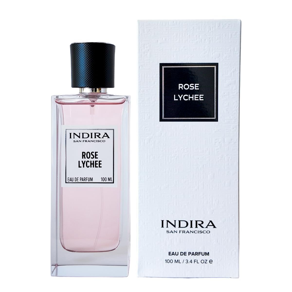 INDIRA Rose Lychee - Eau De Parfum - Floral - Women -100 ML / 3.4 FL OZ - Spray