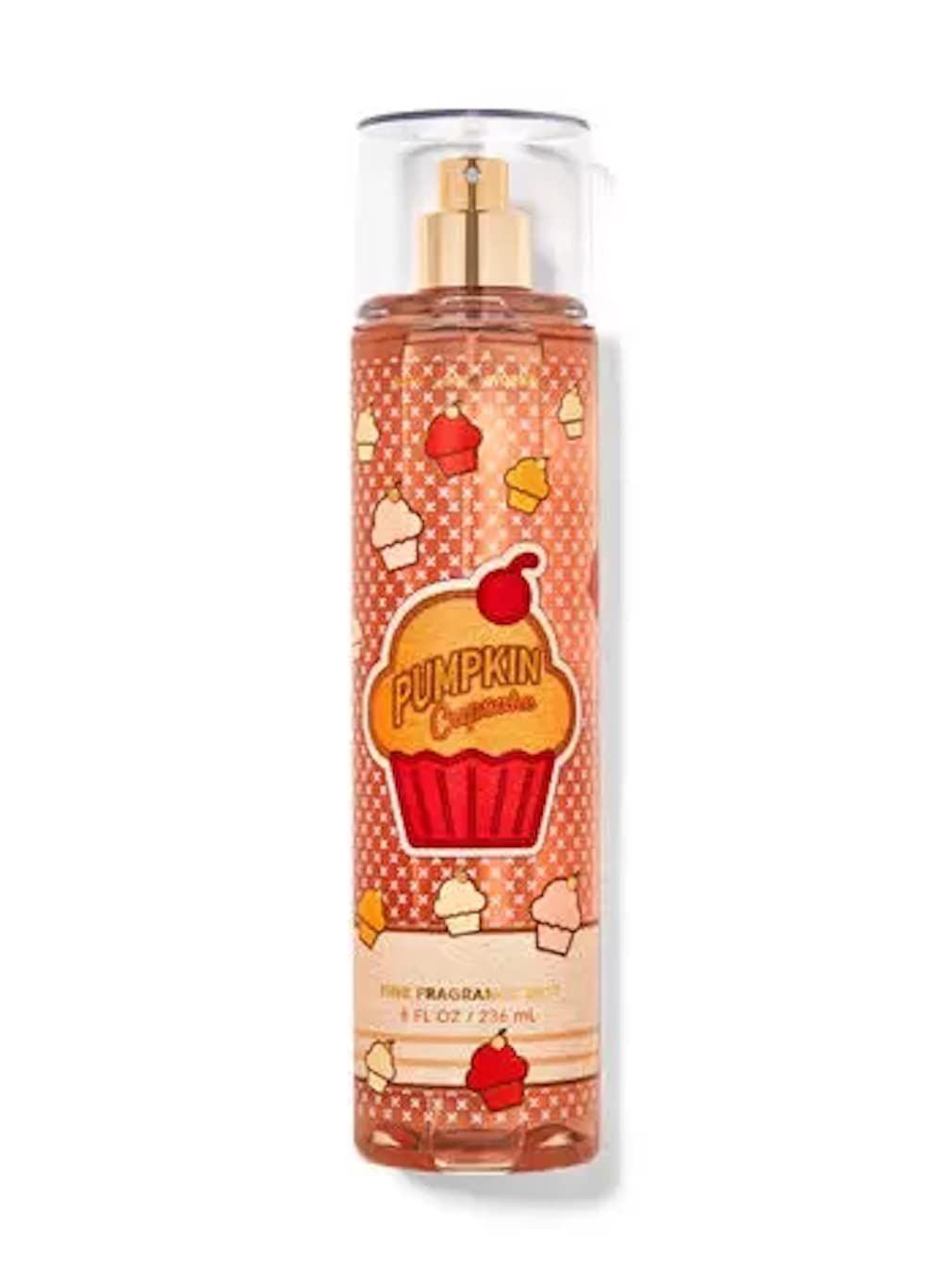 Bath &amp; Body Works Pumpkin Cupcake Fine Fragrance Body Mist Spray 8 Ounce (Pumpkin Cupcake) 1