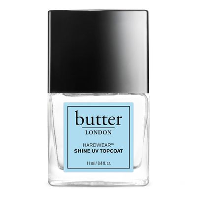 butter LONDON Shine UV Top Coat Nail Polish, Hardwear - Sheer Coverage with Glossy Finish - Quick-Drying Topcoat is Helps Prevent Chipping &amp; Smudging - UV Protection for Long Lasting Radiant Color