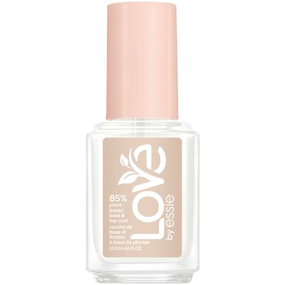 LOVE by essie Nail Care, 85 Plant-based, Salon-Quality, Base and Top Coat, 0.46 Fl Oz