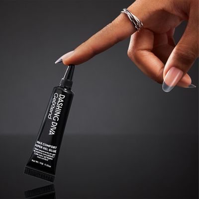 Dashing Diva Super Gel Glue - GelXtend Nail Glue for Nail Tips - Superior Adhesion, No Primer Needed - 10g