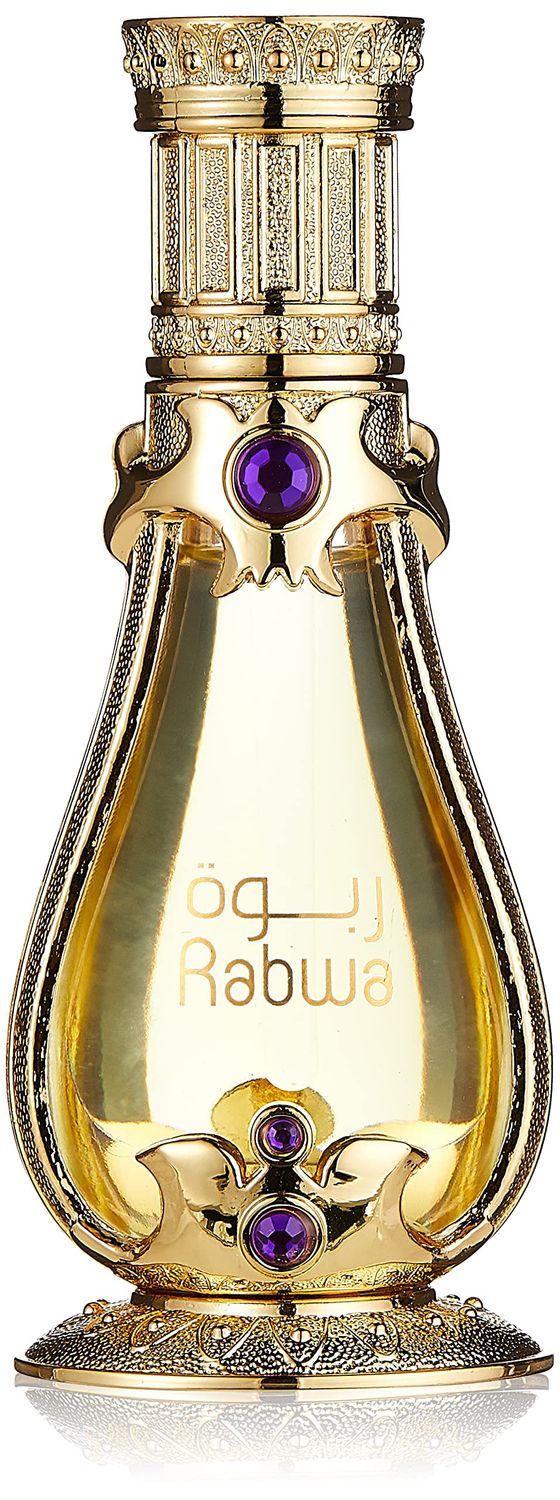 RASASI Rabwa for Men and Women Unisex 19ml(0.6 oz) | Concentrated Perfume Oil | Smooth Woody and Patchouli Notes Enhanced by Bergamot | Elegant Bottle