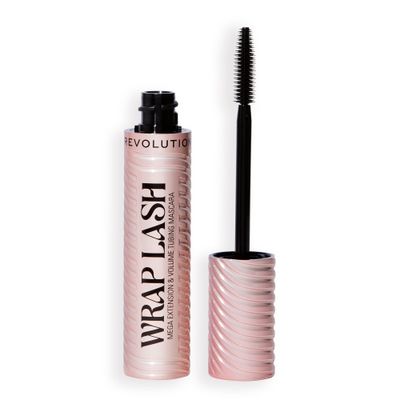 Revolution, Wrap Lash Tubing Mascara, Smudge-Proof &amp; Water-Resistant for Length &amp; Volume, Vegan &amp; Cruelty-Free, Black, 0.28 fl oz