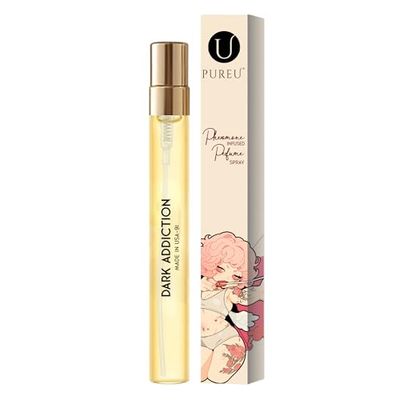 Pheromones Perfumes for Women &amp; Men- Inspired by B.lack O.pium,Amber vanilla Long Lasting Enhanced Scents Pheromone Perfume Oils Cologne for Men Wife Gift Ideas.Travel Size 0.4oz/12 mL-Dark Addiction