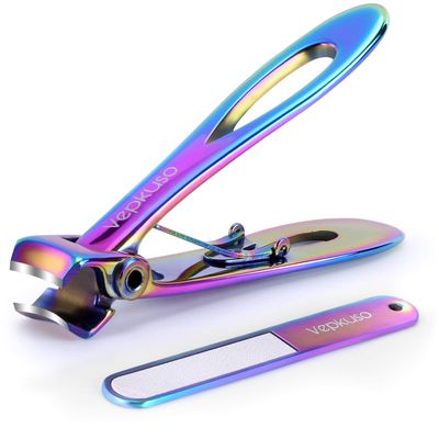 Toenail Clippers for Thick Toenails for Seniors - Vepkuso Ultra Sharp Nail Clippers for Women Large German Fingernail Clippers Cutter Set for Tough Nails, Men, Adult
