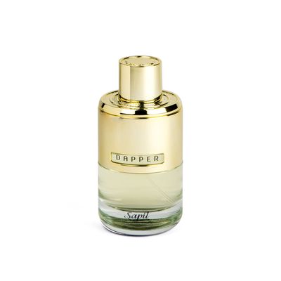 Sapil Dapper Eau de Parfum for Men - Long-Lasting Dubai Perfume - Woody, Spicy, Amber &amp; Fresh Citrus Scent with Cinnamon &amp; Patchouli -3.4 Oz (100ml) - Luxurious Arabic Perfume for Daily &amp; Evening Wear