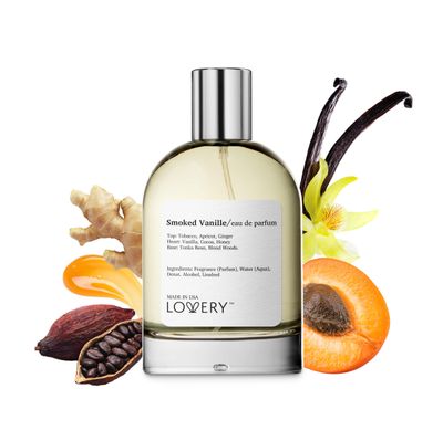 LOVERY Smoked Vanille Perfume Inspired by T.Ford, Long Lasting Pure Vanilla for Women &amp; Men, Clean Fragrance Spray, 100ml for Womens Birthday - USA