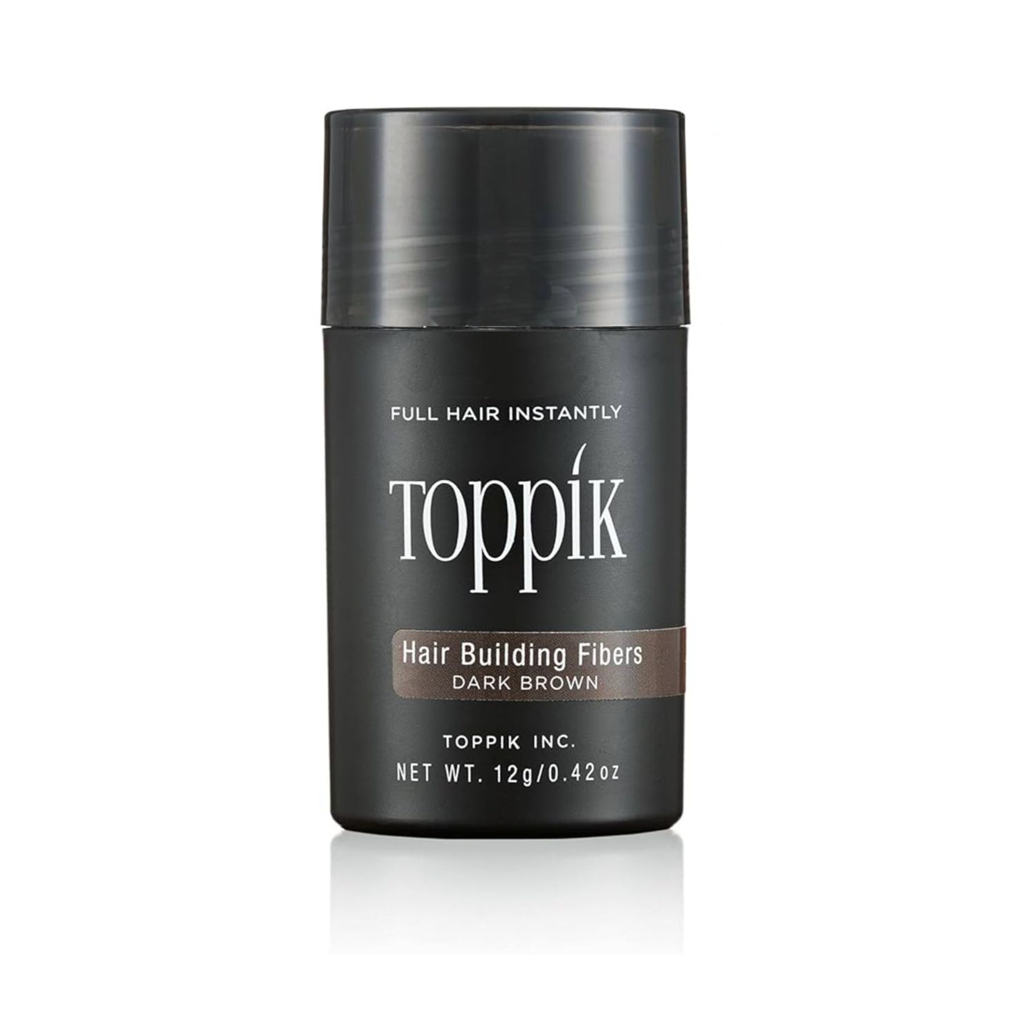 Toppik Hair Building Fibers, Dark Brown Hair Fibers, Hair Thickener for Thinning Hair, Hair Care to Create the Appearance of Thicker Hair, 0.42 OZ Bottle For Unisex