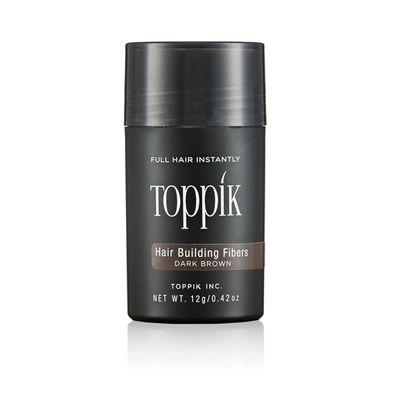 Toppik Hair Building Fibers, Dark Brown Hair Fibers, Hair Thickener for Thinning Hair, Hair Care to Create the Appearance of Thicker Hair, 0.42 OZ Bottle For Unisex