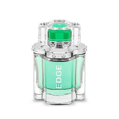 Swiss Arabian EDGE Men, Eau de Parfum 100mL | Clean, Citrusy and Shower Fresh | Lemon, Lavender, Mint, Cinnamon, Cardamom, Cedarwood, Patchouli, Sandalwood | by Oud Perfume Artisan Cologne Spray
