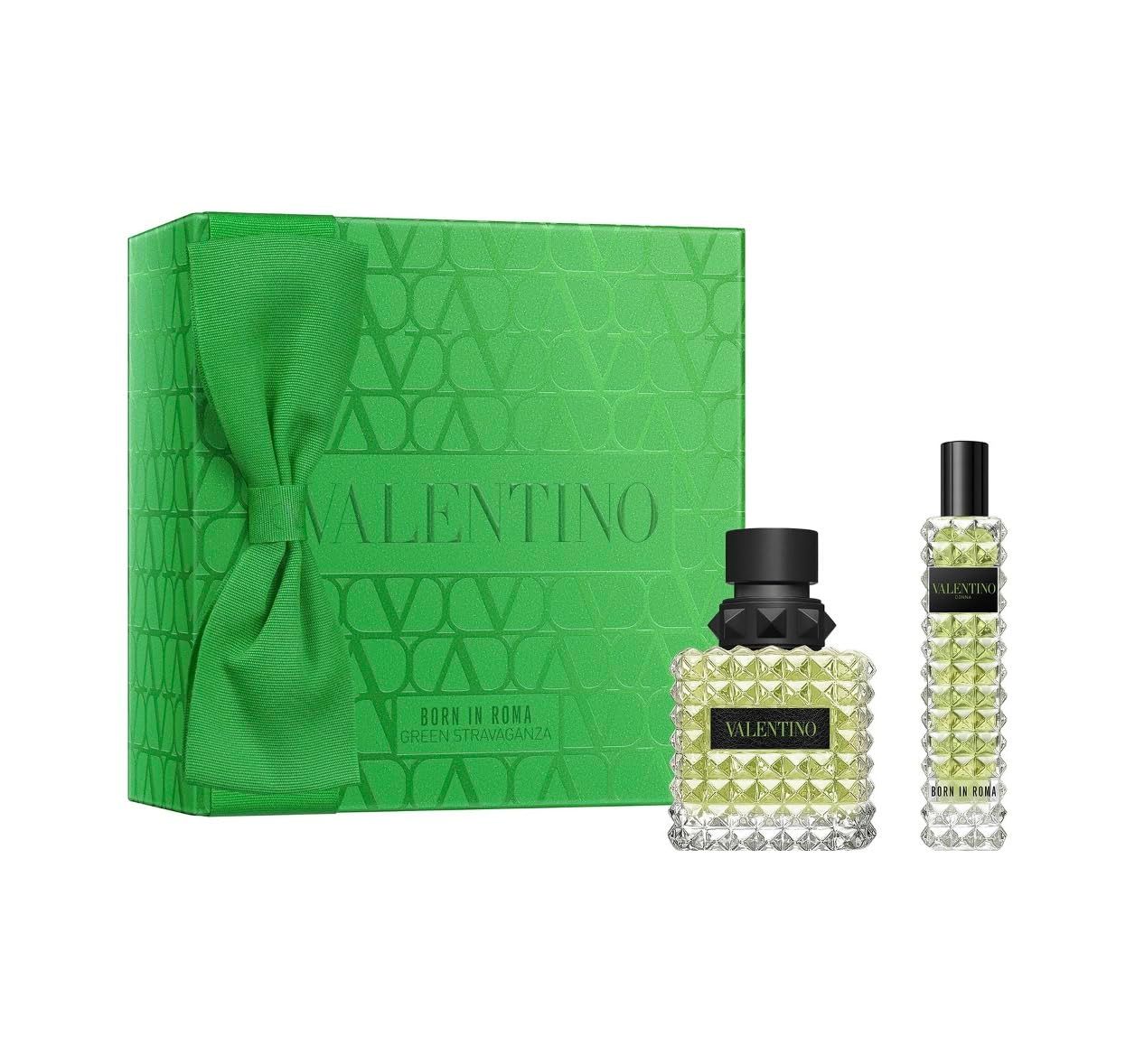 Valentino Born in Roma Donna Green Stravaganza Christmas edition 2-pcs gift set (Eau de Parfum 1.7 fl oz Eau de Parfum 0.5 fl oz)