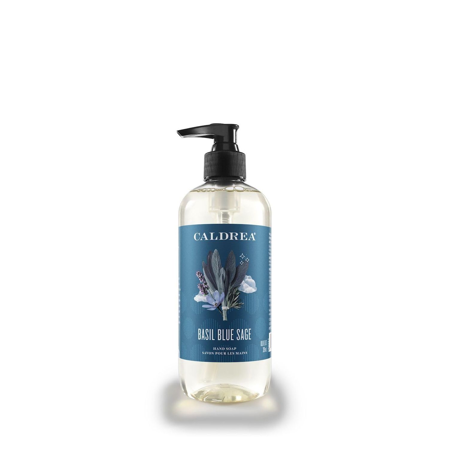 Caldrea Hand Wash Soap, Basil Blue Sage Scent, 10.8 Oz