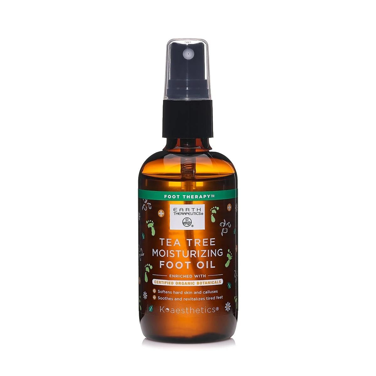 Earth Therapeutics Tea Tree Moisturizing Foot Oil (3.38 oz)