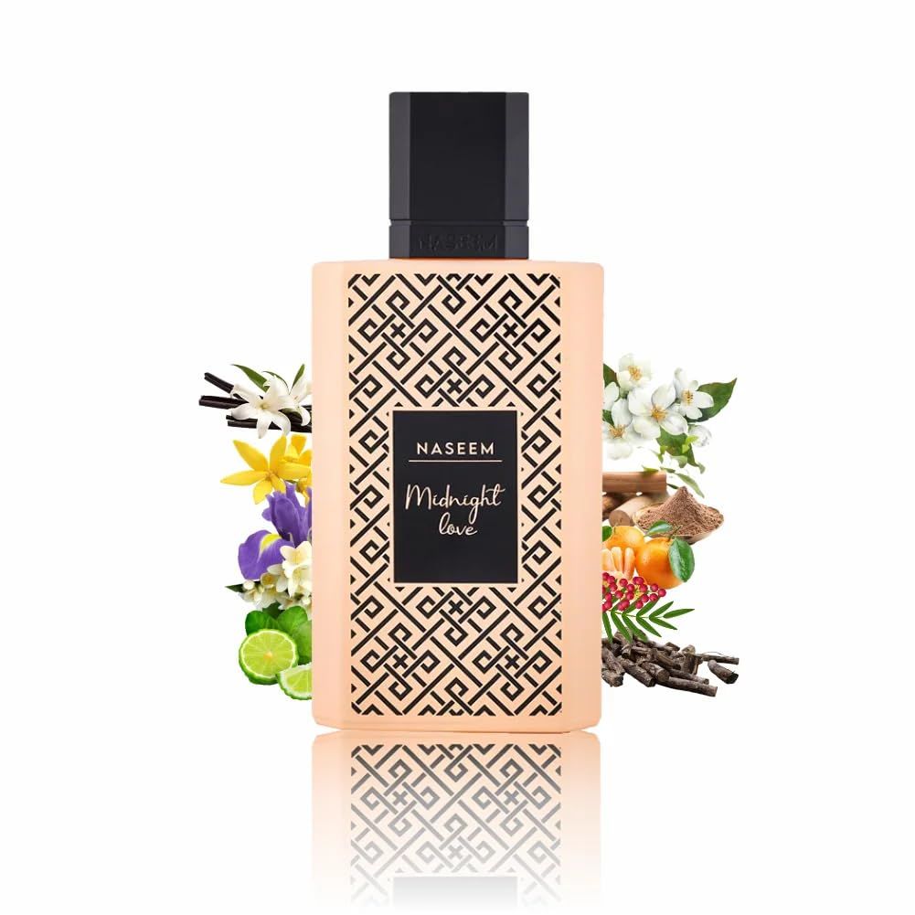 NASEEM Midnight Love Aqua Parfum 50ml | Luxury Perfume For Women | Prestige Collection | Long-Lasting Fragrance | Alcohol-Free Eau De Parfum
