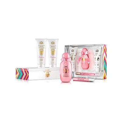 New Brand Prestige Princess Dreaming for Women - 4 Pc Gift Set 3.4oz EDP Spray, 0.5oz EDP Spray, 4.3oz Shower Gel, 4.3oz Body Lotion