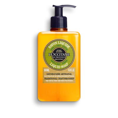 LOccitane Shea Butter Liquid Hand Soap Enriched with Organic Verbena 16.90 fl oz