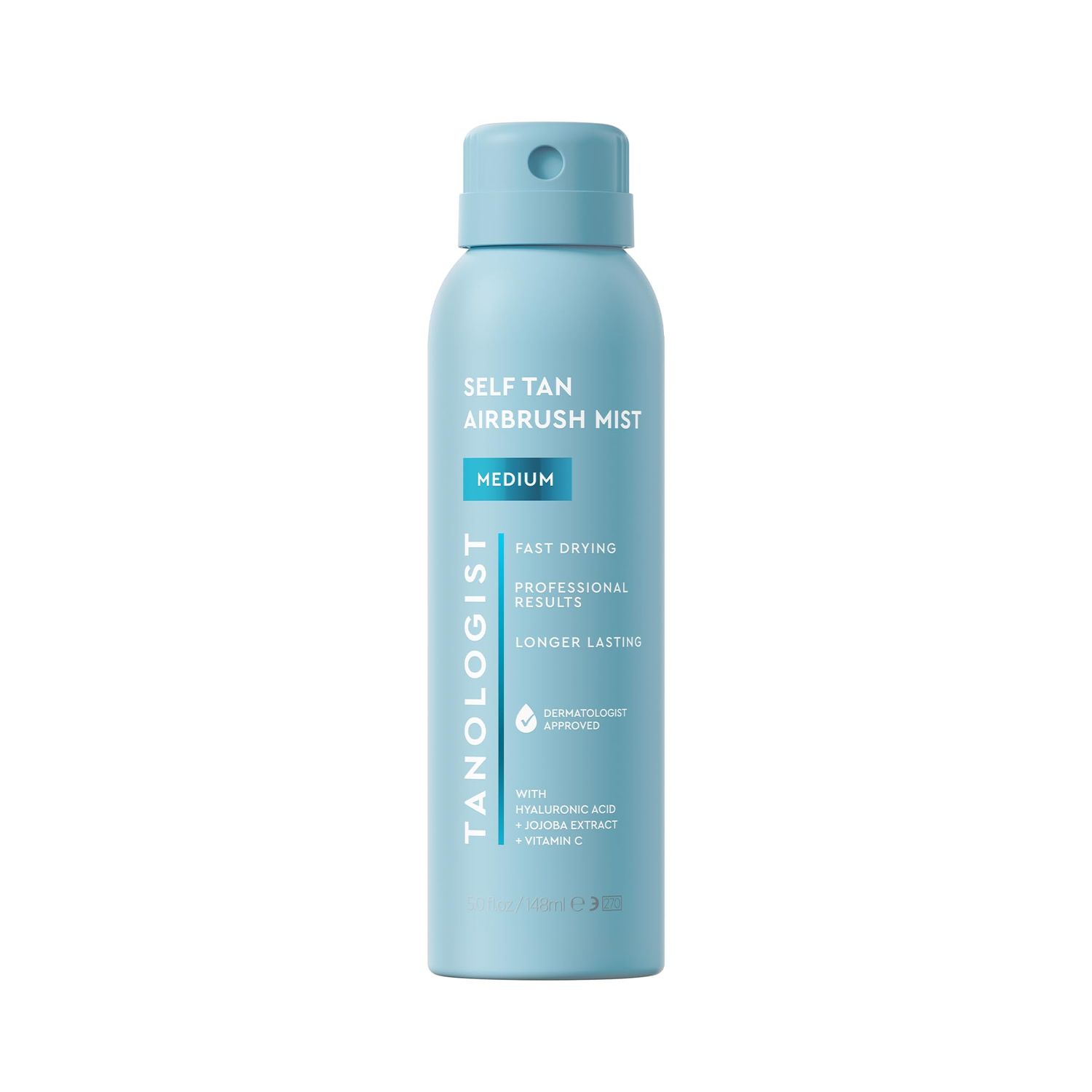 Tanologist Self Tan Airbrush Mist- Medium, 5 fl. oz/148 ml Bottle