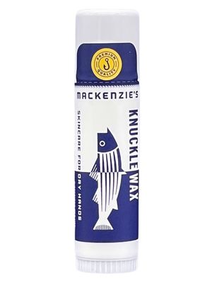 MacKenzies Knuckle Wax Stick - Gifts for Fisherman - Gifts for Men - Gifts for Women - Hand Repair - Natural Moisturizer - Hand Salve - Hand Balm - .6 oz