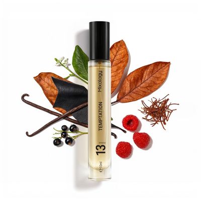 Luxodor Temptation Mixology Eau de Parfum | Mixture of Cuir Intense, Italian Leather, Tuscan Leather, Unisex Perfume 0.34 Fl Oz (10ml)
