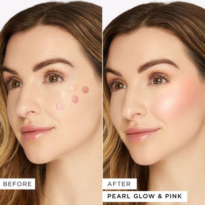 tarte tarte glowing cheeks blush tape &amp; glow tape duo - pink &amp; pearl glow - travel size