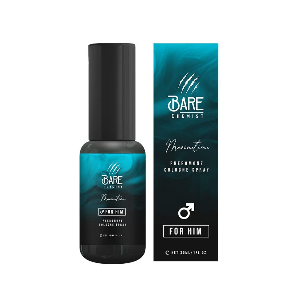 Bare Chemist Pheromones for Men to Attract Women (Maritime) Cologne - Pheromone Cologne Spray Attract Women - Extra Strong, Concentrated Proven Pheromone Formula