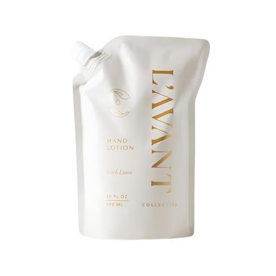 LAVANT Collective Luxury Hand Lotion Refill - High Performing Moisturizing Hand Cream for Dry, Cracked Hands, Nails &amp; Cuticles - Hydrating Shea Butter Formula (20 oz Fresh Linen)