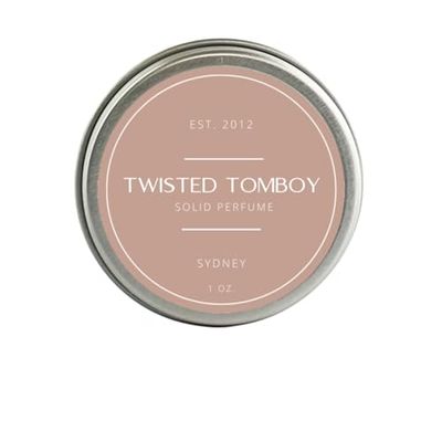 Twisted Tomboy Solid Perfume - Sweet Fruit Floral Accord Infuses Notes of Black Currant Pear Sweet Iris Jasmine Orange Blossom (Sydney)