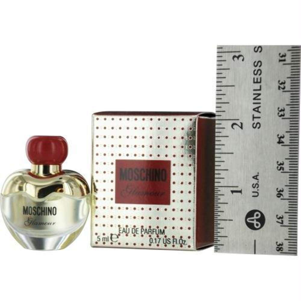 MOSCHINO GLAMOUR by Moschino for WOMEN: EAU DE PARFUM .17 OZ MINI (note minis approximately 1-2 inches in height)