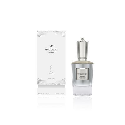 MIND GAMES Caissa - Luxury Perfume with Notes of Black Licorice, White Gardenia &amp; Vegan Musk - Elegant Extrait de Parfum for Women &amp; Men - Floral &amp; Woody Perfume - 100 mL/3.4 oz