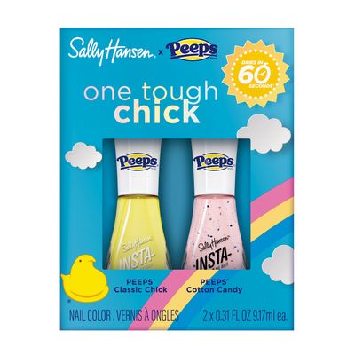 Sally Hansen Insta-Dri x PEEPS Nail Polish Collection - PEEPS One Tough Chick Duo Pack, 0.31 fl oz