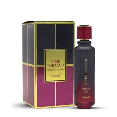 Surrati Rose Tobaco Arabian Perfumes For Women - Eau de Parfum Spray 100ML (3.4 OZ), Exotic Womens Perfume With Amber, Rose, Woody &amp; Floral Notes - Long Lasting Perfume For All Day Freshness