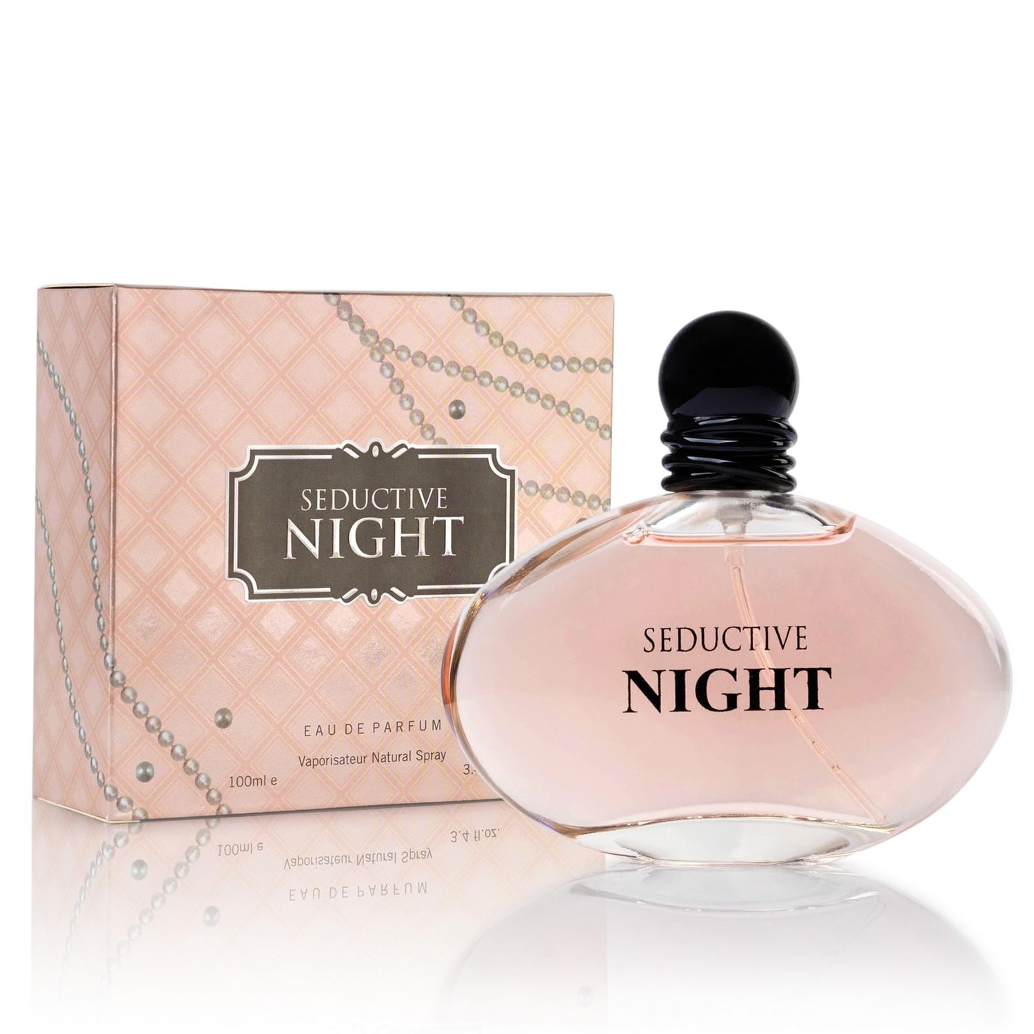 Seductive Night for Women - Floral &amp; Fruity Fragrance - Top Notes of Pear, Litchi, Mandarin Orange &amp; Red Apple - Base Scent of Vanilla, Chocolate &amp; Sandalwood - Elegant 100ml Bottle, Parfume for Women