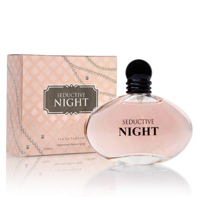 Seductive Night for Women - Floral &amp; Fruity Fragrance - Top Notes of Pear, Litchi, Mandarin Orange &amp; Red Apple - Base Scent of Vanilla, Chocolate &amp; Sandalwood - Elegant 100ml Bottle, Parfume for Women