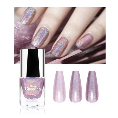 Ownest Holographic Halo Glitter Polish - Gorgeous Glossy Holographic Nail Art Pigment Diamond Laser Polish - LS06