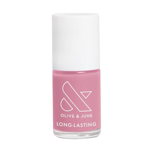 Olive &amp; June Long-Lasting Nail Polish | Plump, Gel-Like Finish | No Lamp Needed | Lasts up to 10 days | Salon-Quality Color at Home | 15-Free, Vegan &amp; Cruelty-Free | Chip-Resistant Shine | World Lit