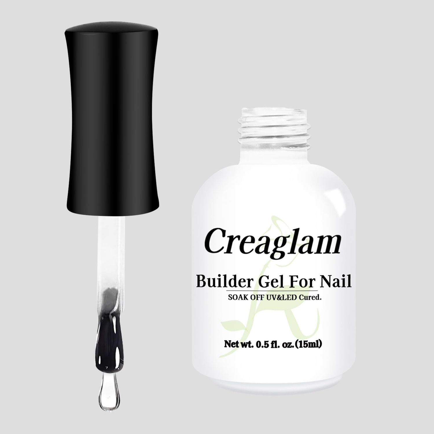 Creaglam Women Builder Gel for Nails: 1Pcs 7 in 1 Clear Builder Nail Gel Set for Fast Nail Art Set DIY Home Manicure - 15ml Color Hard Gel Extension Nail Gel for Holiday