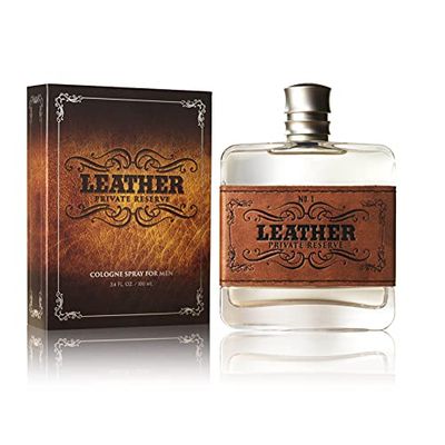 Tru Western Leather 1 Private Reserve Mens Cologne, 3.4 fl oz (100 ml) - Masculine, Woodsy, Leathery