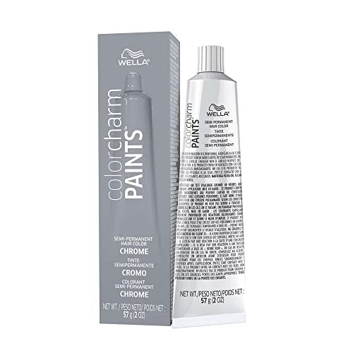 COLORCHARM Paints Semi-Permanent Hair Dye for Temporary Hair Color| Intermixable Shades| Chrome| 2 Fl Oz