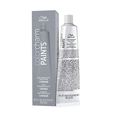 COLORCHARM Paints Semi-Permanent Hair Dye for Temporary Hair Color| Intermixable Shades| Chrome| 2 Fl Oz