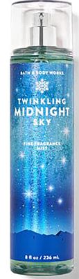 Bath &amp; Body Works Twinkling Midnight Sky Fine Fragrance Body Mist Spray 8 Ounce (Twinkling Midnight Sky)