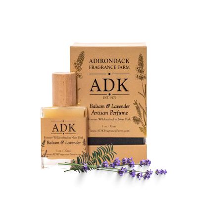 ADK Balsam &amp; Lavender Artisan Perfume Spray 1 oz (30 mL), Natural Hypoallergenic &amp; Clean Perfume for Women &amp; Men with Notes of Lavender, Tangerine, Vanilla, Mint &amp; Balsam Fir