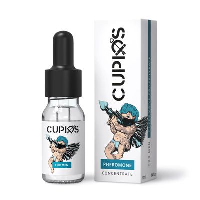 Cupids Pheromone Oil Perfume for Men Concentrate Drops 10ml - Infused with PheroPureVXN, Original Pheromone Fragrance for Men