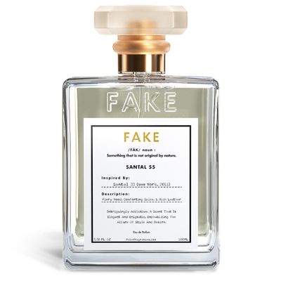 Fake Santal 55 | Inspired by Santal 33 Eau de Parfum (3.4 oz / 100ml) | Cinnamon, Vanilla &amp; Sandalwood Unisex Fragrance Dupe | Long-Lasting Cologne Clone for Men &amp; Women
