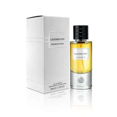 Fragrance World Leather Oud - Eau de Parfum Unisex Perfume, 100ml