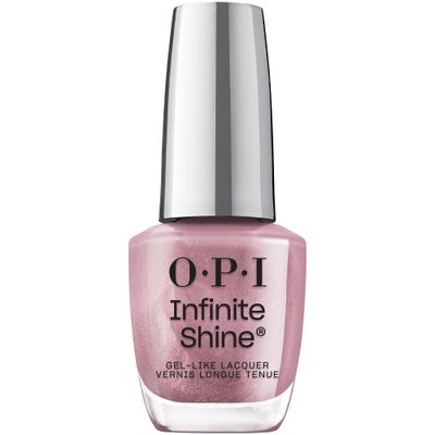 OPI Infinite Shine Sheens All That | Opaque Soft Pink Metallic Long Wear Gel Like Nail Polish | Metallic Mega Mix Collection