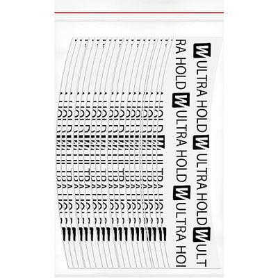 Ultrahold WKR-UHT-C Clear Double Side Adhesive Walker Tape, 2cm Width, 7.5cm Length