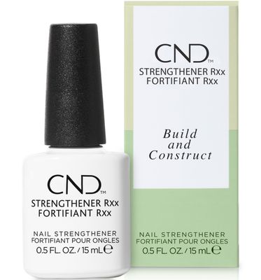 CND Strengthener RXx, Nail Strengthener for Tougher, Stronger Nails &amp; Protection for Thin Nails, 0.5 Fl Oz, 0.5 fl oz