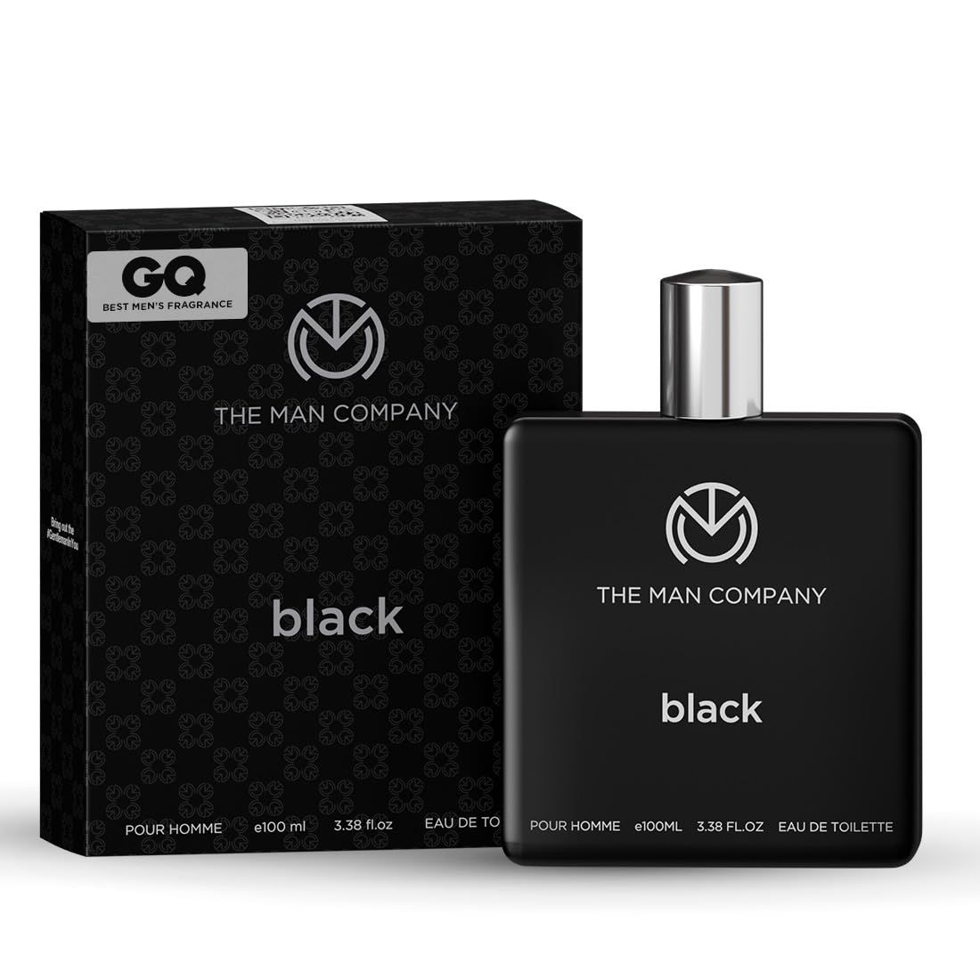 The Man Company Black EDT Perfume For Men - 100ml | Premium Long-Lasting Fragrance Spray | Gift for Him