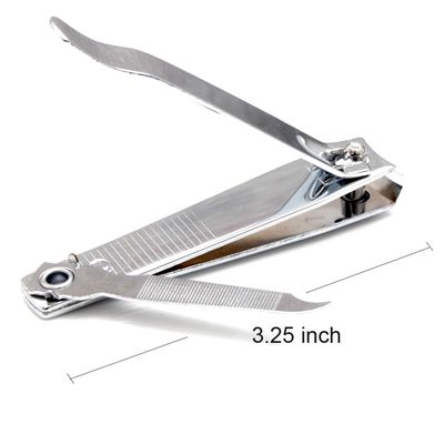 Luxxii (3 Pack) Sharp Sturdy Nail Clippers Set with Nail File Toenail &amp; Fingernail Clippers Nail Cutter Clipper Gift Set for Men and Women (A)